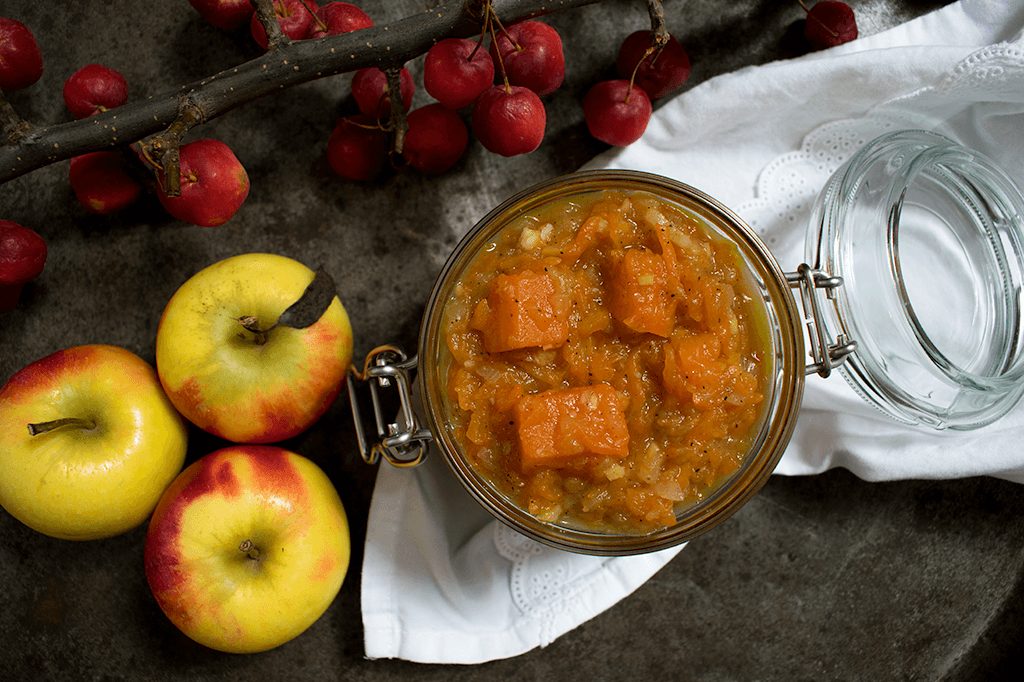 Apfel-Kürbis-Chutney - the greendorf