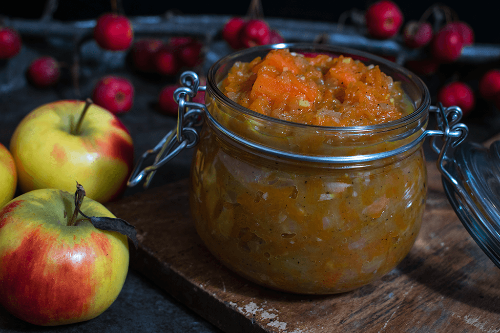 Apfel-Kürbis-Chutney - the greendorf